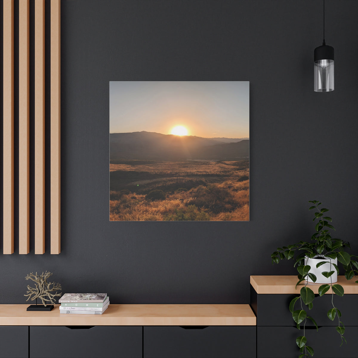 Sunset Point Arizona Matte Canvas Print