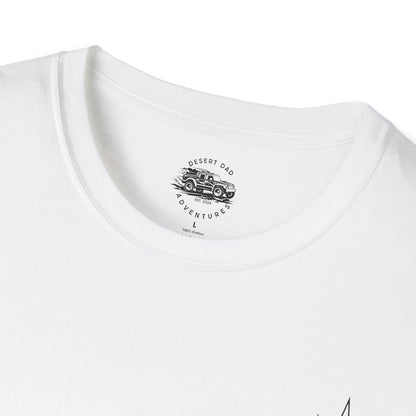 Desert Dad Adventures T-Shirt — Front And Back Logo