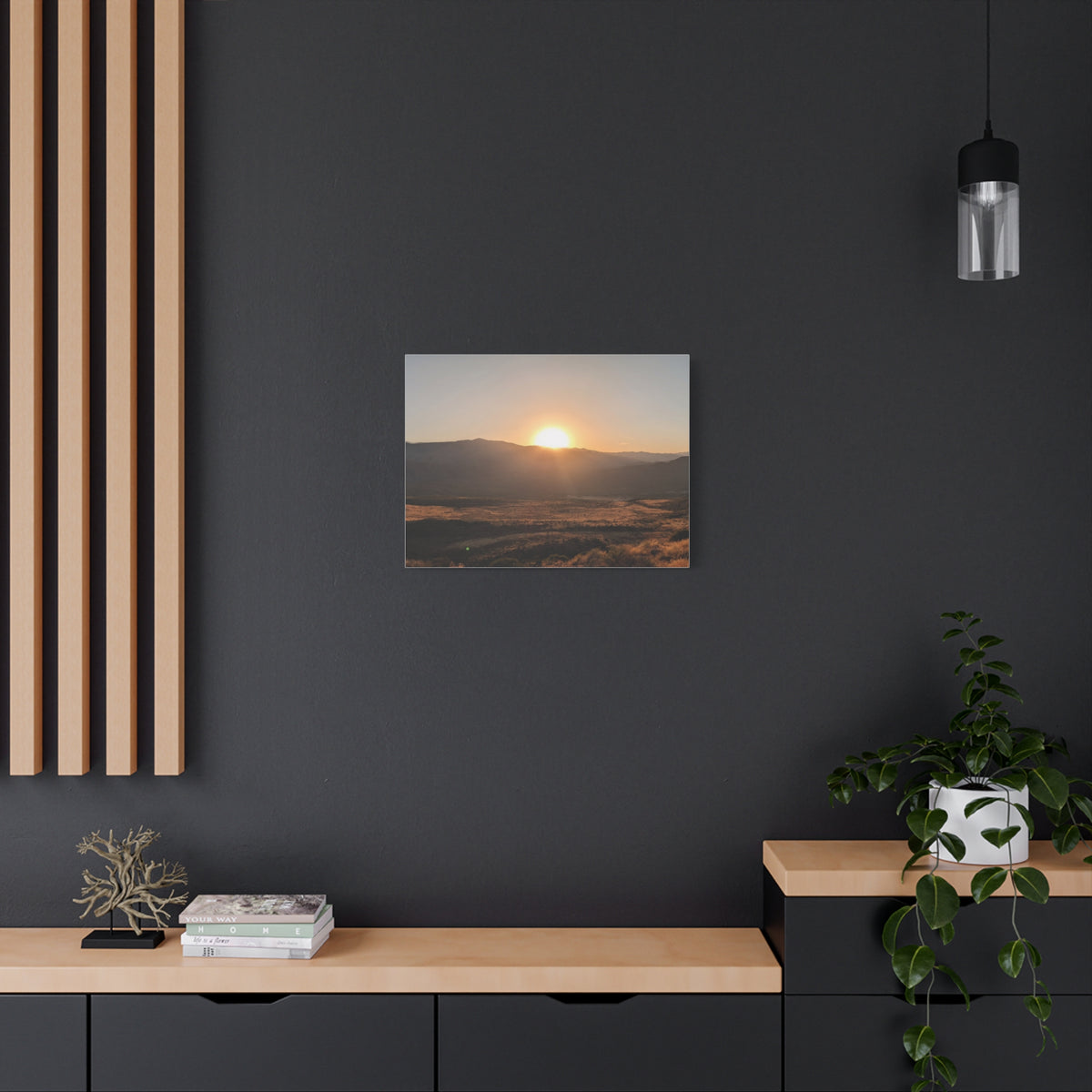 Sunset Point Arizona Matte Canvas Print