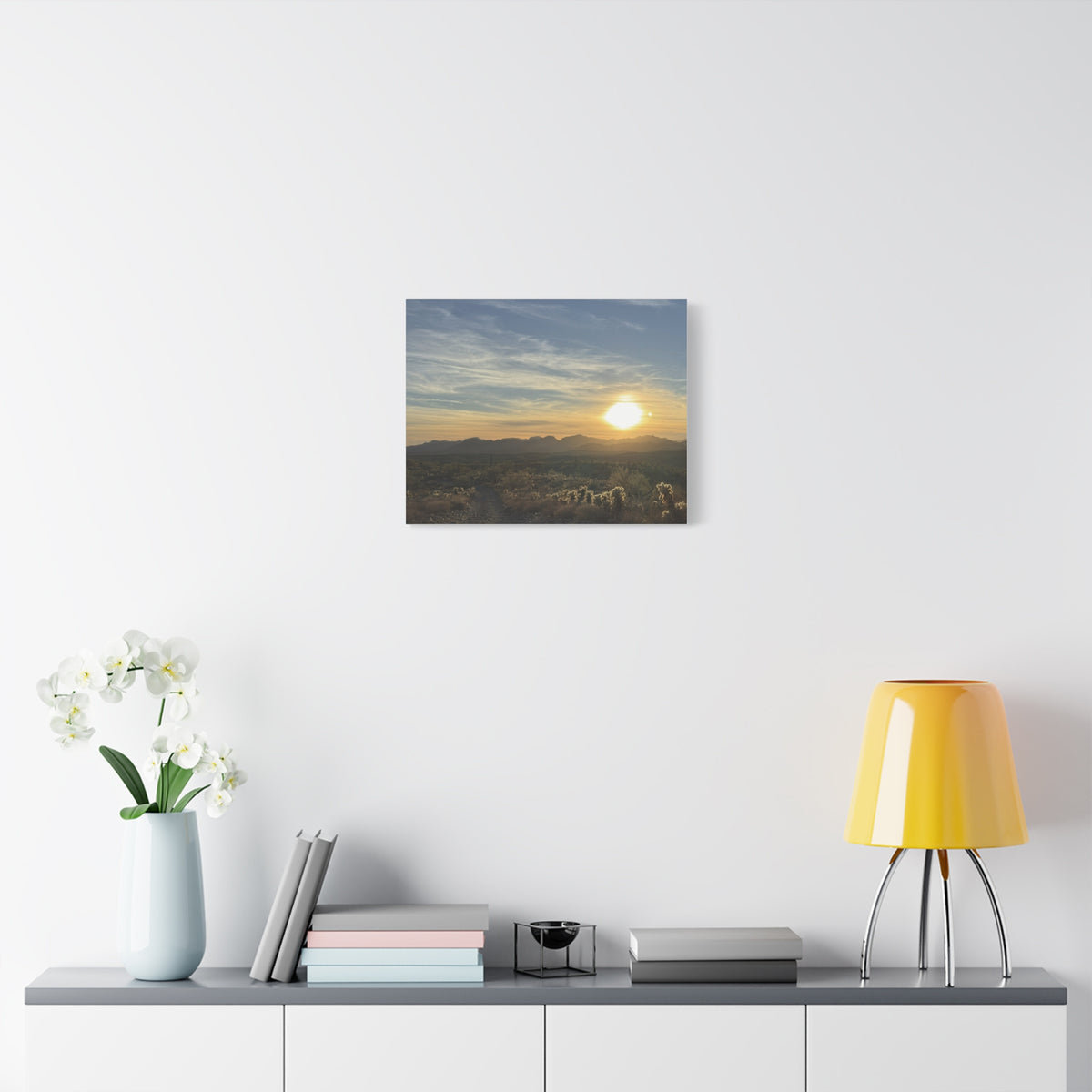 Desert Sunset Matte Canvas Wall Art