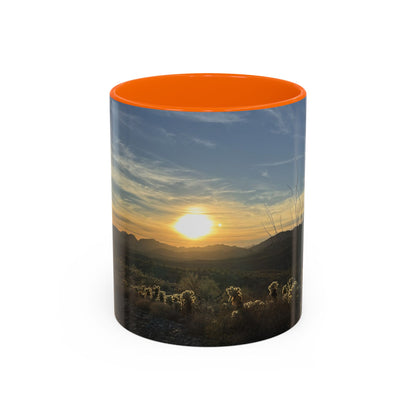 Desert Sunset Accent Coffee Mug (11/15oz)