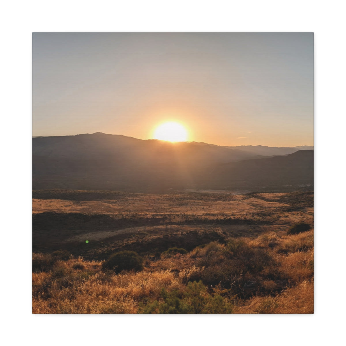 Sunset Point Arizona Matte Canvas Print