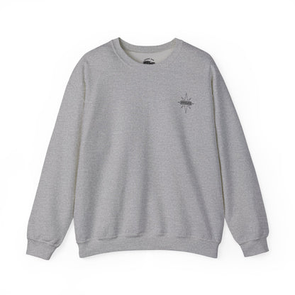 Desert Dad Adventures Crewneck Sweatshirt — Front And Back Logo
