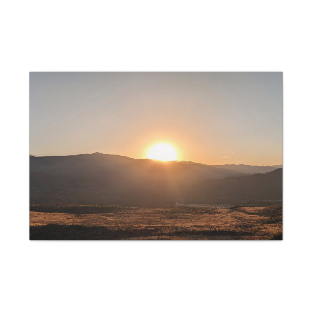 Sunset Point Arizona Matte Canvas Print