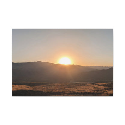 Sunset Point Arizona Matte Canvas Print