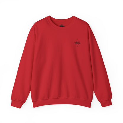 Desert Dad Adventures Crewneck Sweatshirt — Front And Back Logo
