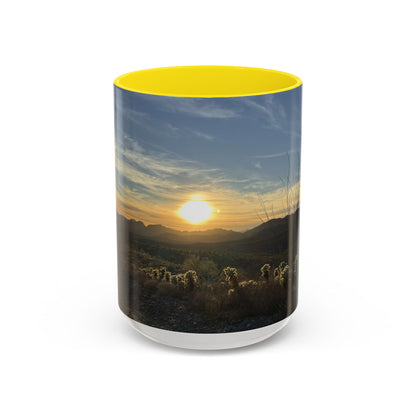 Desert Sunset Accent Coffee Mug (11/15oz)