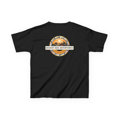 Kids Tee — Desert Dad Adventures Front And Back Logo Youth T‑Shirt