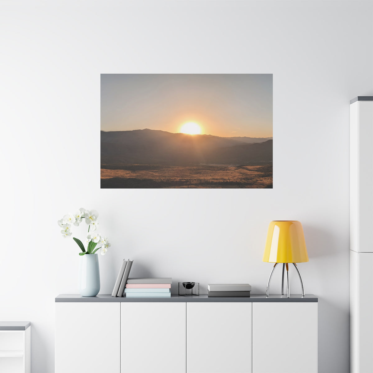 Sunset Point Arizona Matte Canvas Print