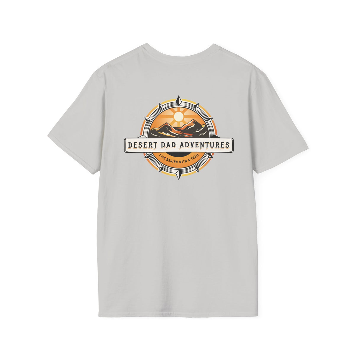 Desert Dad Adventures T-Shirt — Front And Back Logo