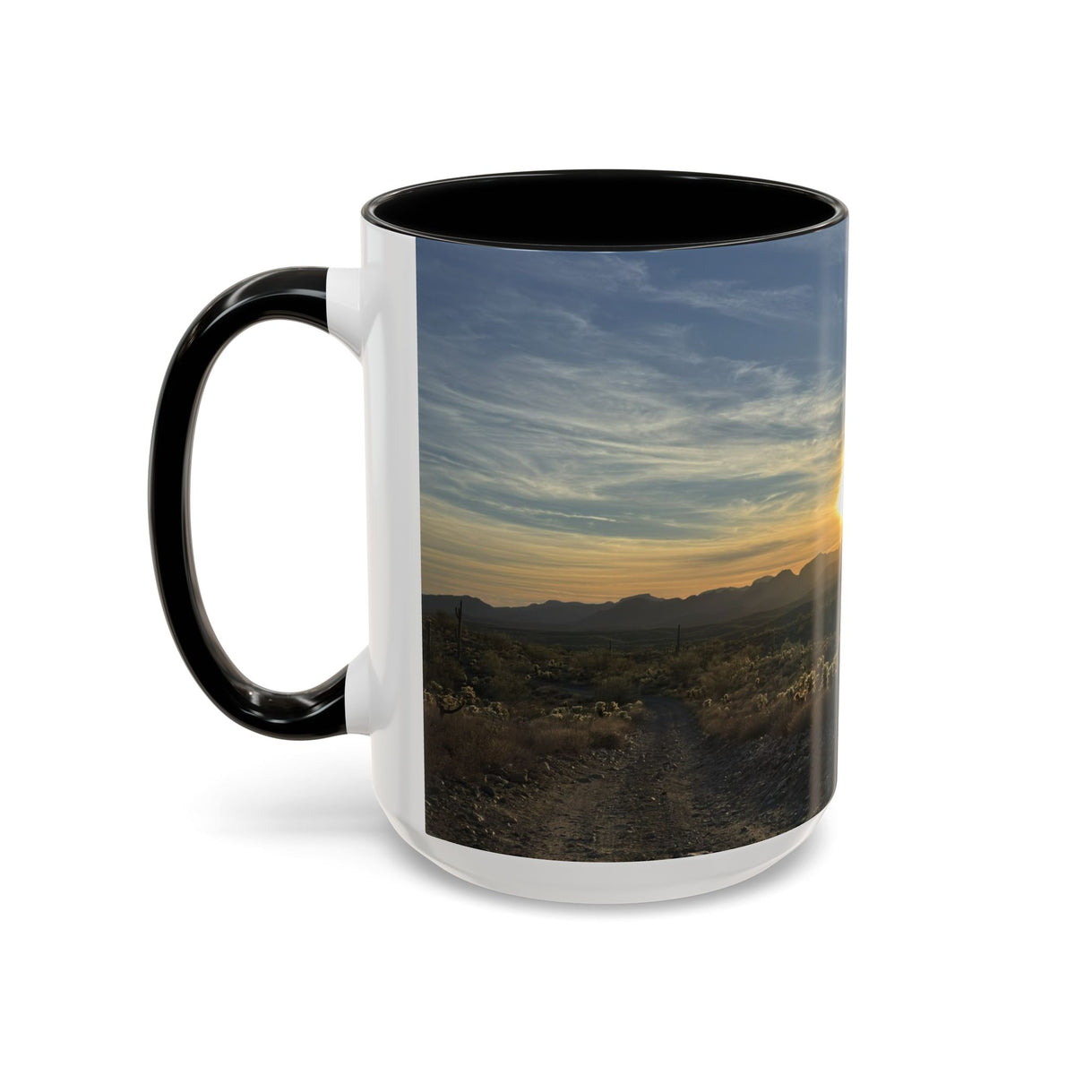 Desert Sunset Accent Coffee Mug (11/15oz)