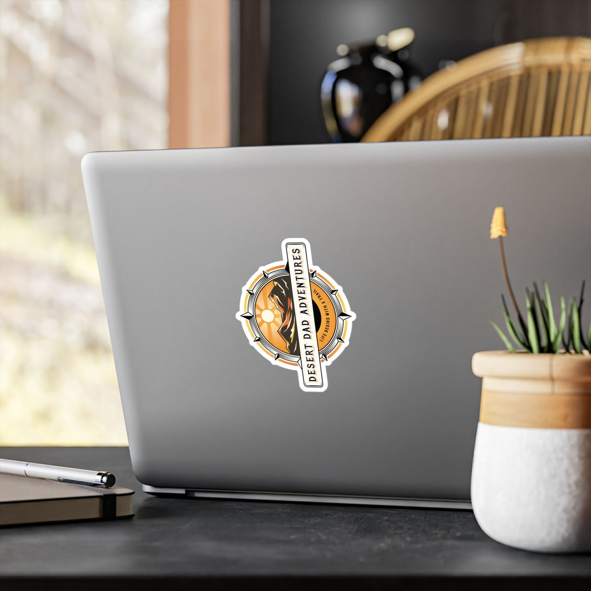 Desert Dad Adventures Emblem Vinyl Sticker