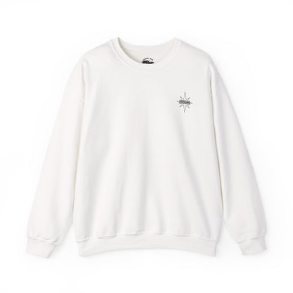 Desert Dad Adventures Crewneck Sweatshirt — Front And Back Logo