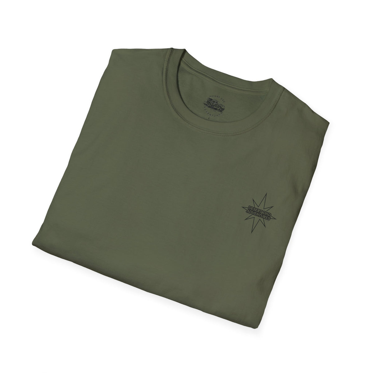 Desert Dad Adventures T-Shirt — Front And Back Logo