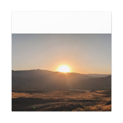 Sunset Point Arizona Matte Canvas Print