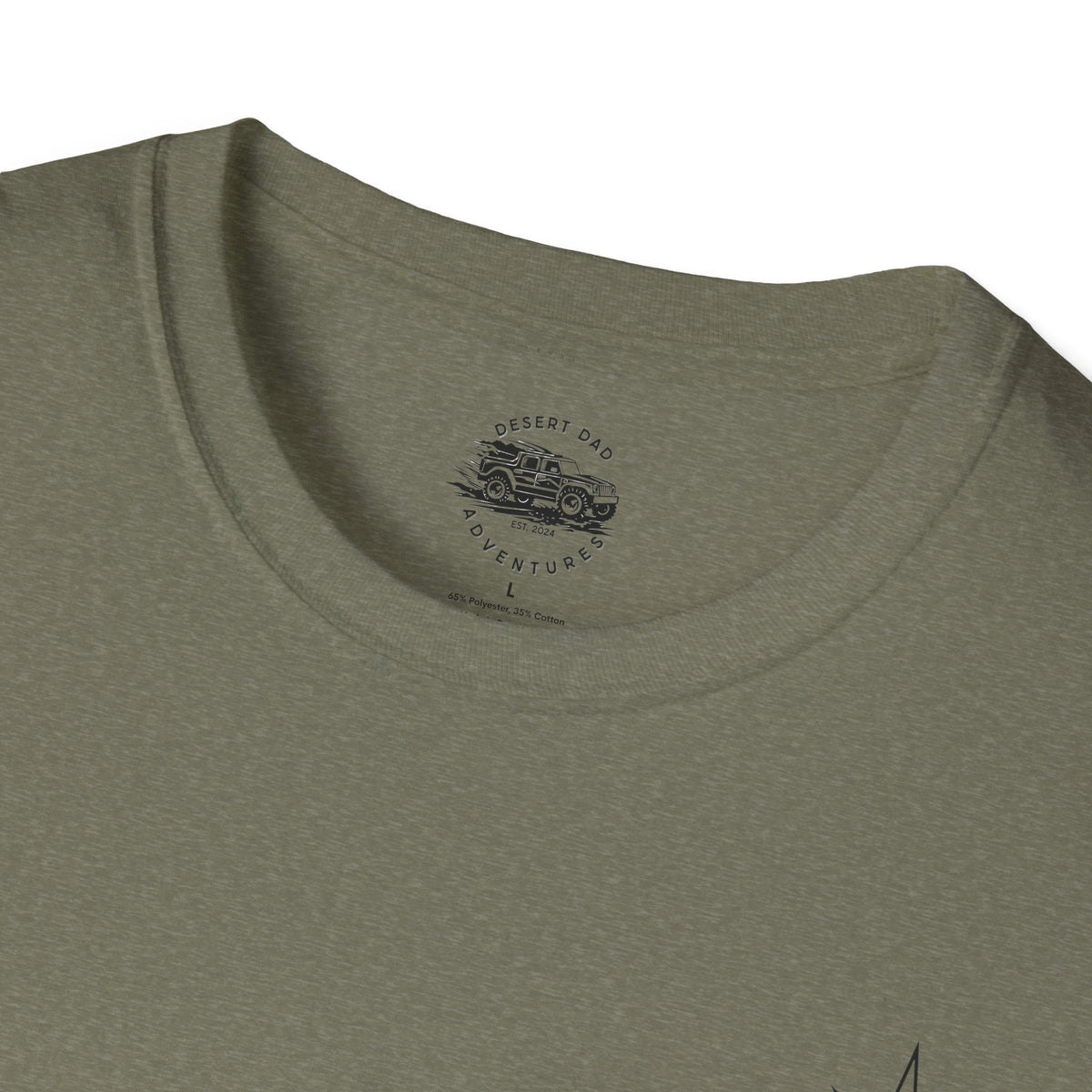 Desert Dad Adventures T-Shirt — Front And Back Logo