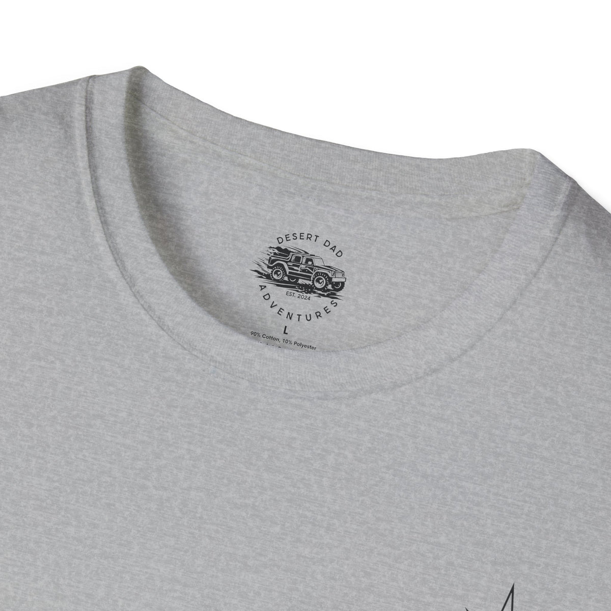 Desert Dad Adventures T-Shirt — Front And Back Logo