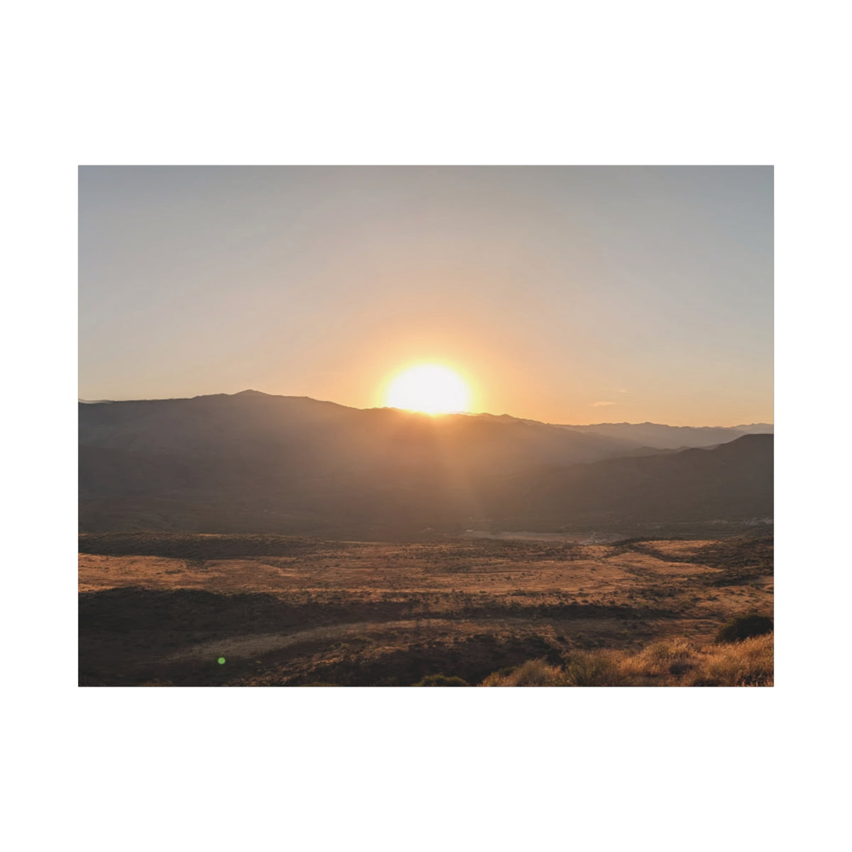 Sunset Point Arizona Matte Canvas Print