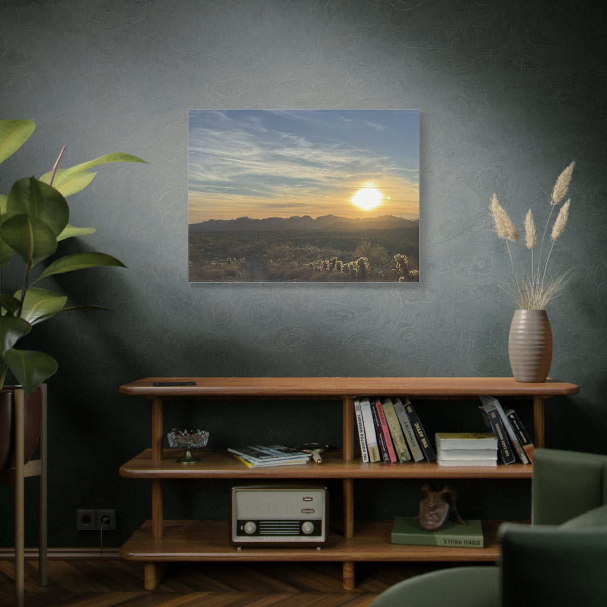 Desert Sunset Matte Canvas Wall Art