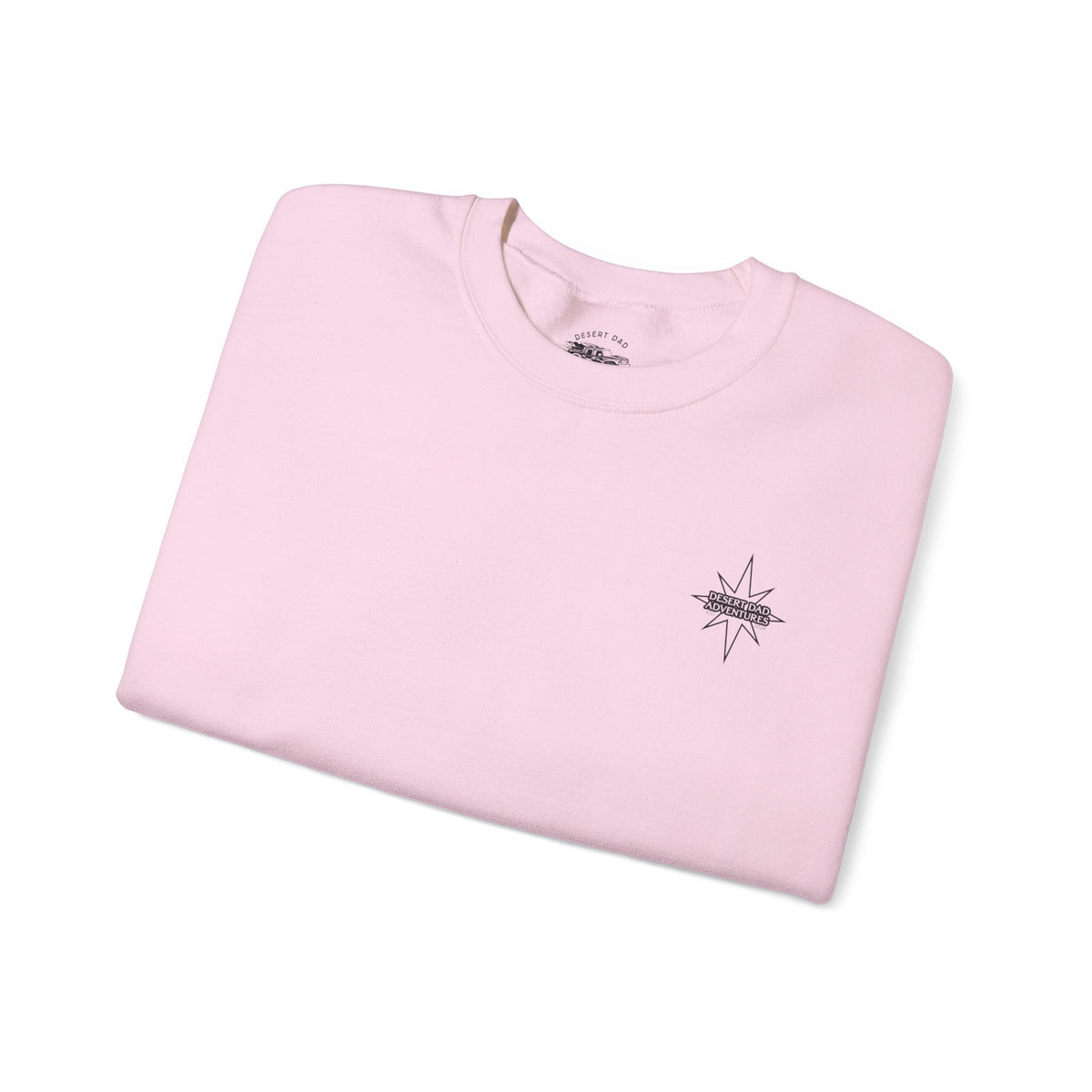 Desert Dad Adventures Crewneck Sweatshirt — Front And Back Logo