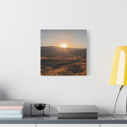 Sunset Point Arizona Matte Canvas Print
