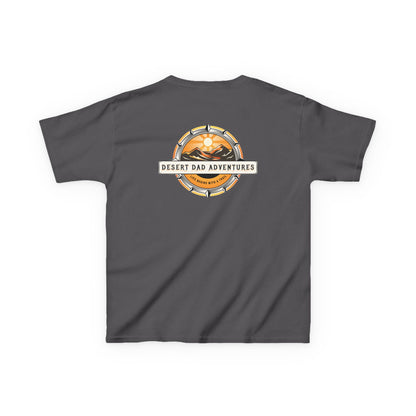 Kids Tee — Desert Dad Adventures Front And Back Logo Youth T‑Shirt