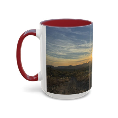 Desert Sunset Accent Coffee Mug (11/15oz)