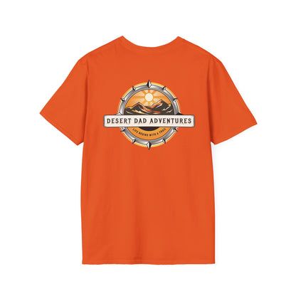 Desert Dad Adventures T-Shirt — Front And Back Logo