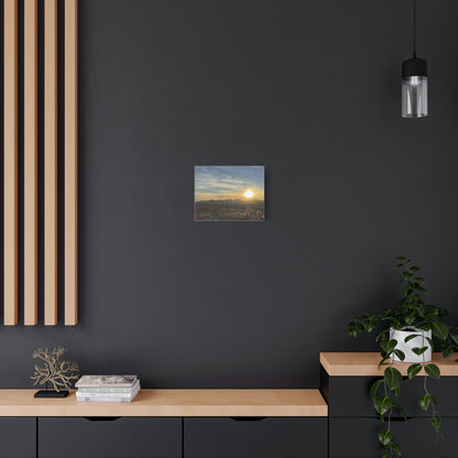 Desert Sunset Matte Canvas Wall Art