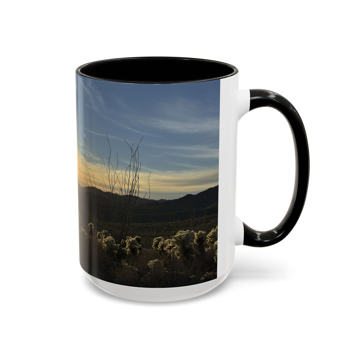 Desert Sunset Accent Coffee Mug (11/15oz)