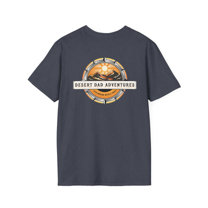 Desert Dad Adventures T-Shirt — Front And Back Logo