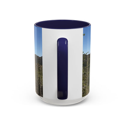 Mountain Vista Accent Coffee Mug — Scenic Desert Range (11/15 oz)
