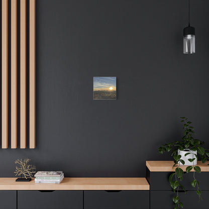 Desert Sunset Matte Canvas Wall Art