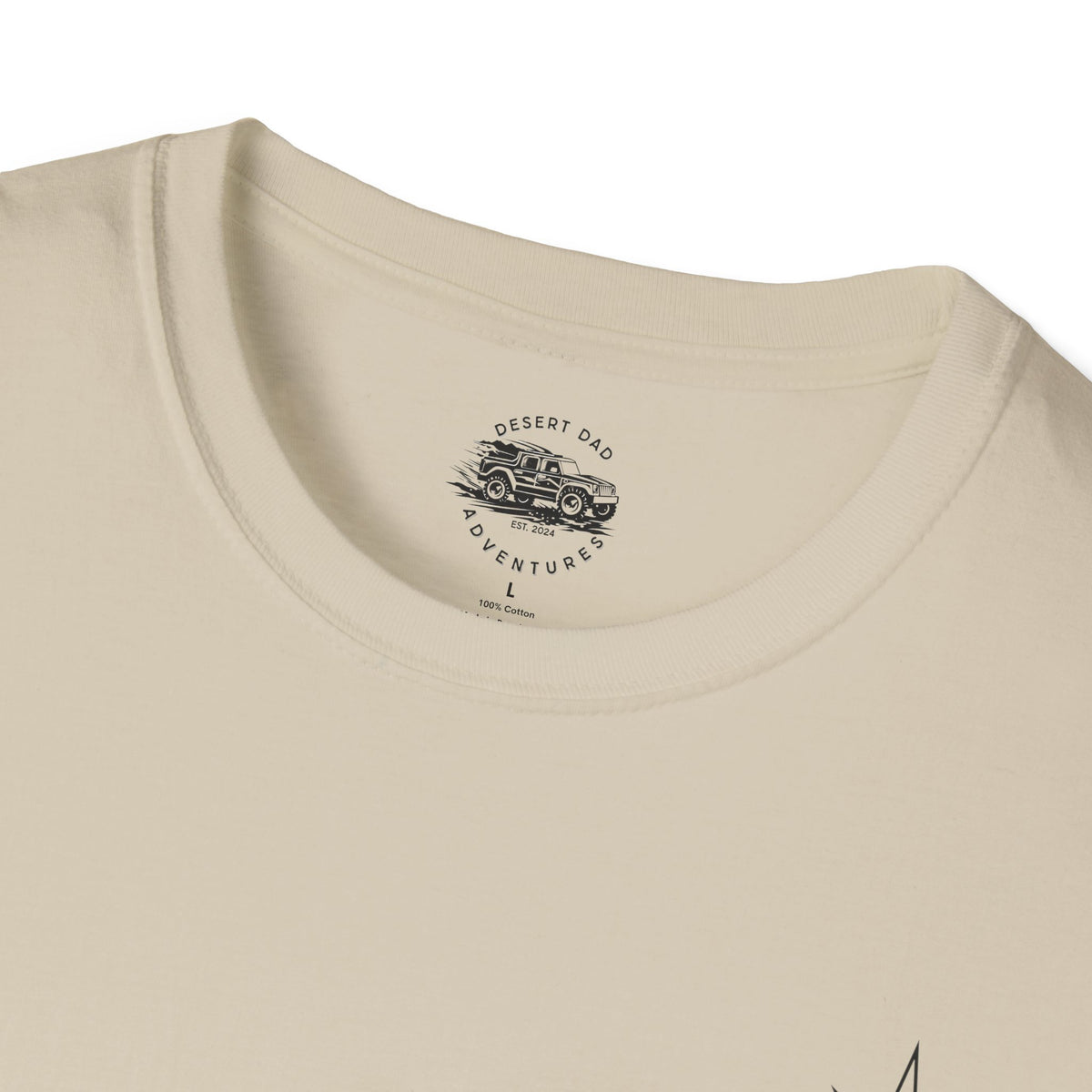 Desert Dad Adventures T-Shirt — Front And Back Logo