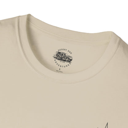 Desert Dad Adventures T-Shirt — Front And Back Logo