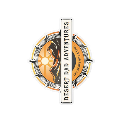 Desert Dad Adventures Emblem Vinyl Sticker
